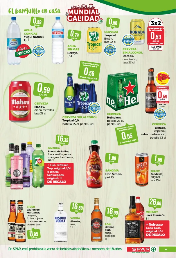 Catálogo de SPAR Gran Canaria Ofertas 12 de junio al 25 de junio 2026 - Página 16