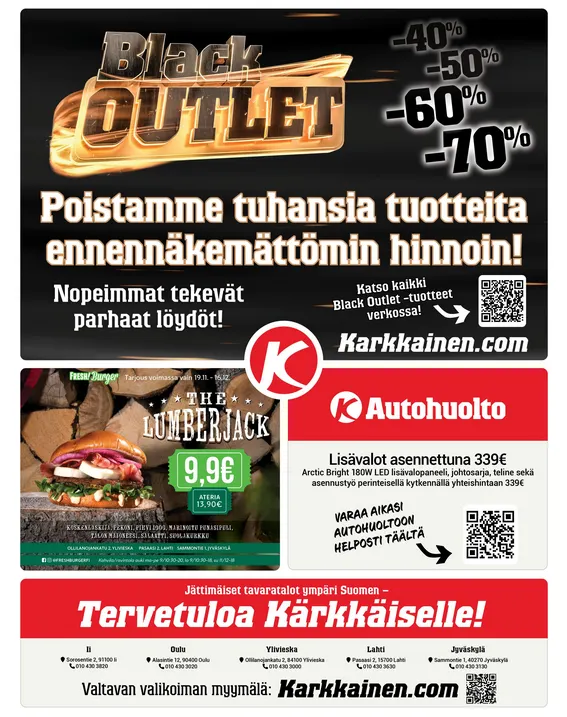 Kärkkäinen Black Friday Tarjoukset voimassa alkaen 19. marraskuuta - 2. joulukuuta 2025 - Tarjouslehti sivu 16