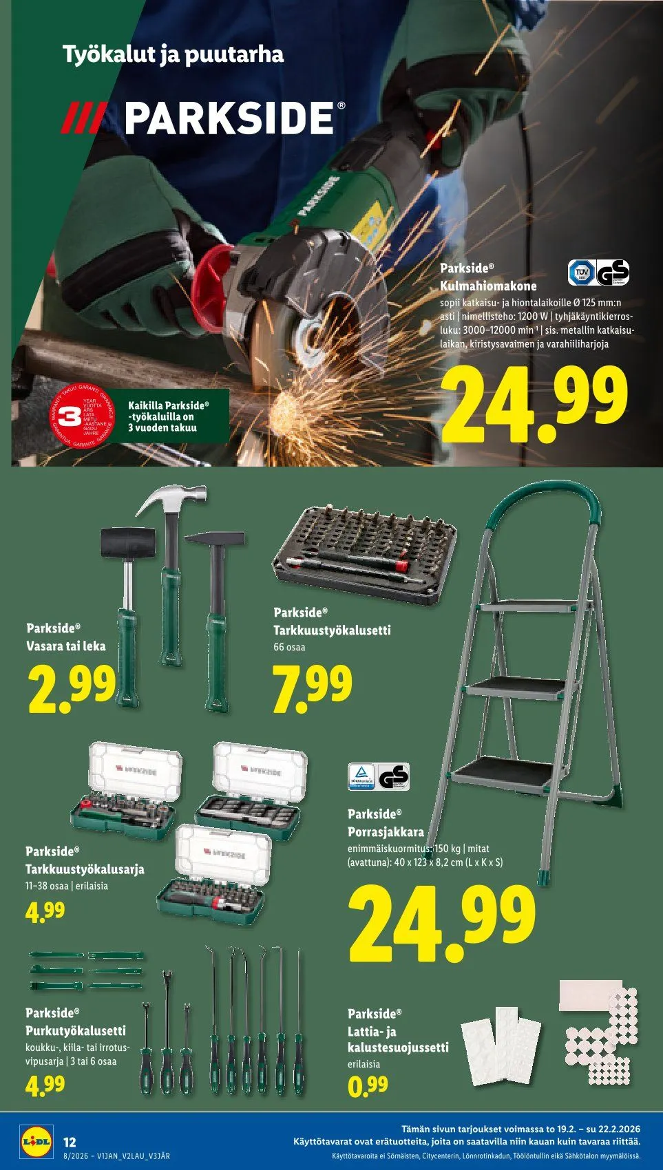 Kaupan Lidl uusimmat tarjoukset voimassa alkaen 19. helmikuuta - 25. helmikuuta 2026 - Tarjouslehti sivu 16