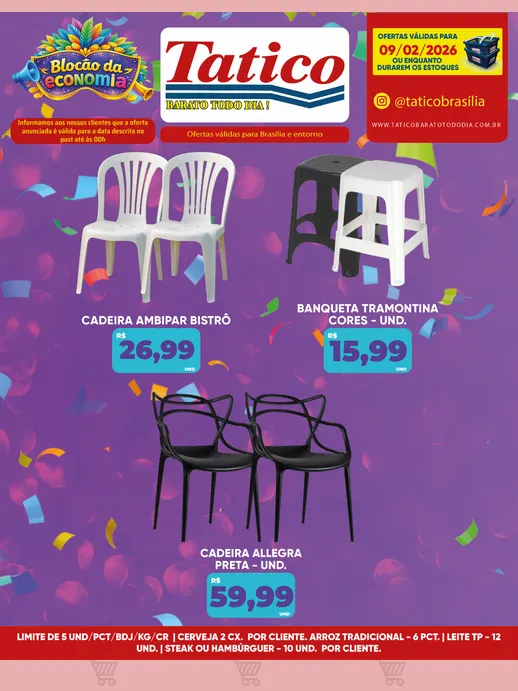 Encarte de  Folhetos Tatico  9 de fevereiro até 10 de fevereiro 2026 - Pagina 16
