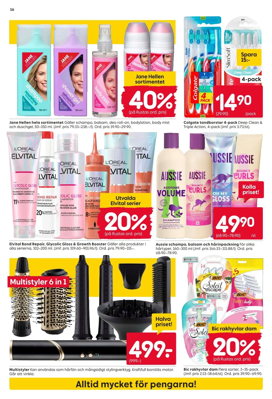 Senaste Rusta erbjudanden från 18 maj till 24 maj 2026 - Reklamblad sidor 16