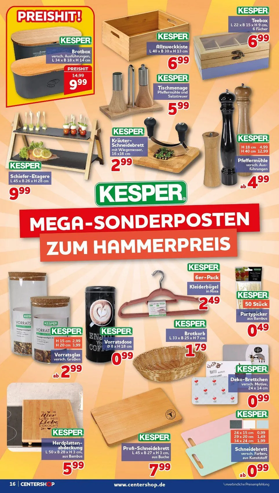 CENTERSHOP Angebote von 11. Mai bis 16. Mai 2026 - Prospekt seite 16