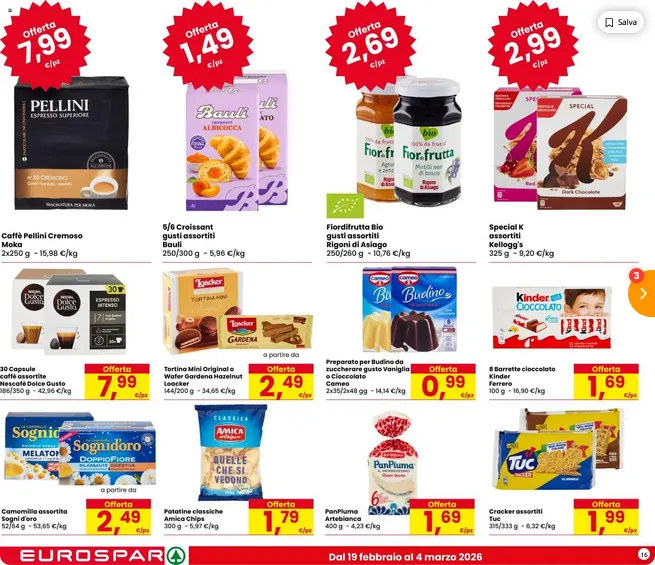 Volantino  Eurospar da 20 febbraio a 4 marzo di 2026 - Pagina del volantino 16