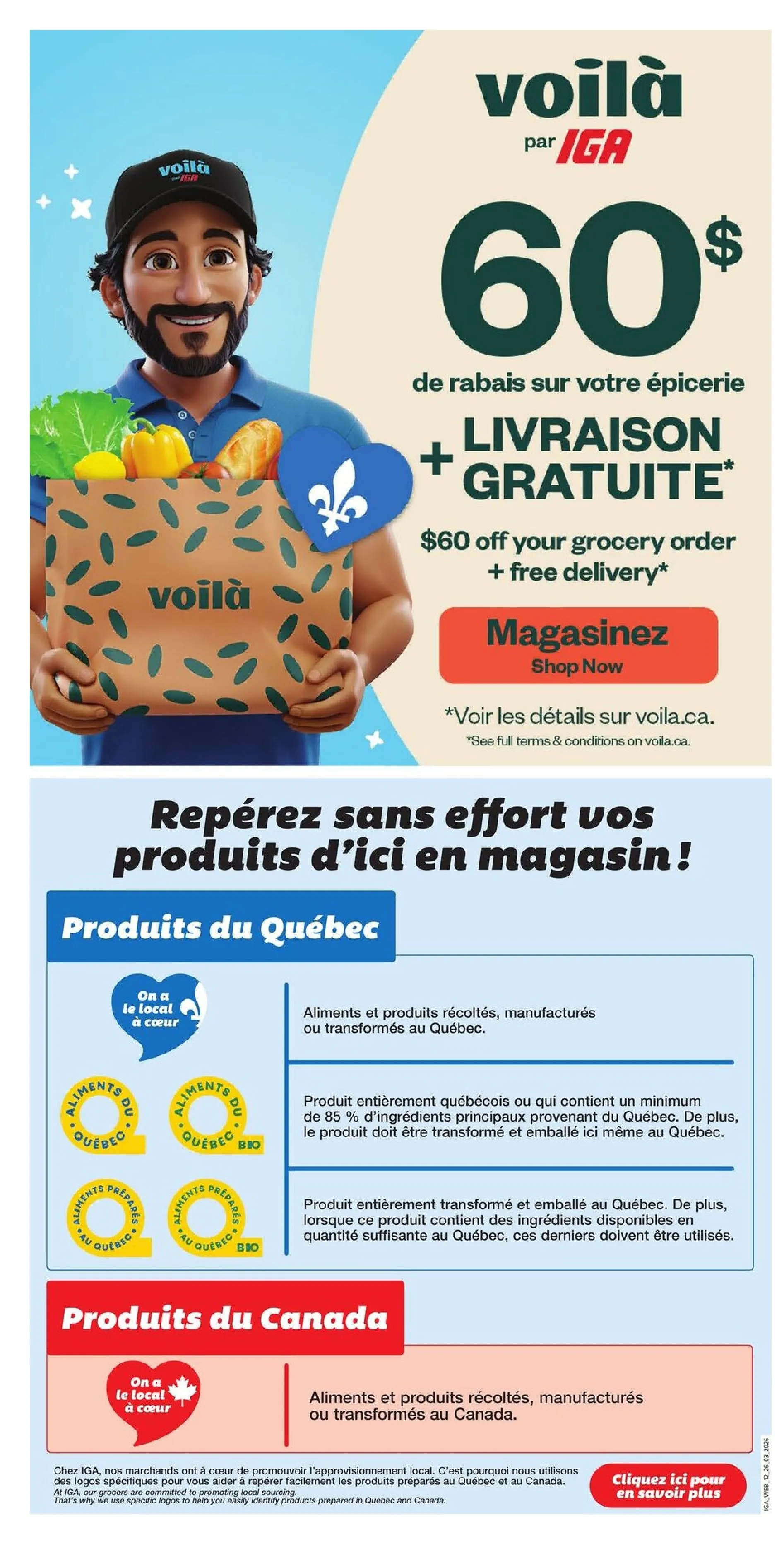 IGA Sales from March 26 to April 5 2026 - flyer page 16