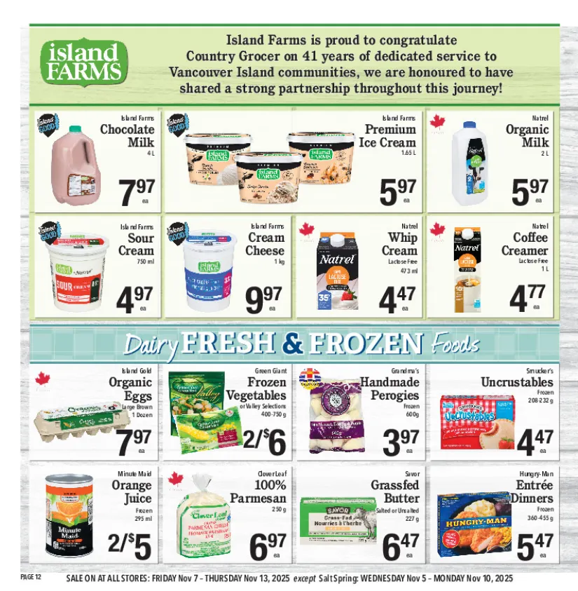 Country Grocer Sales from November 7 to November 13 2025 - flyer page 12