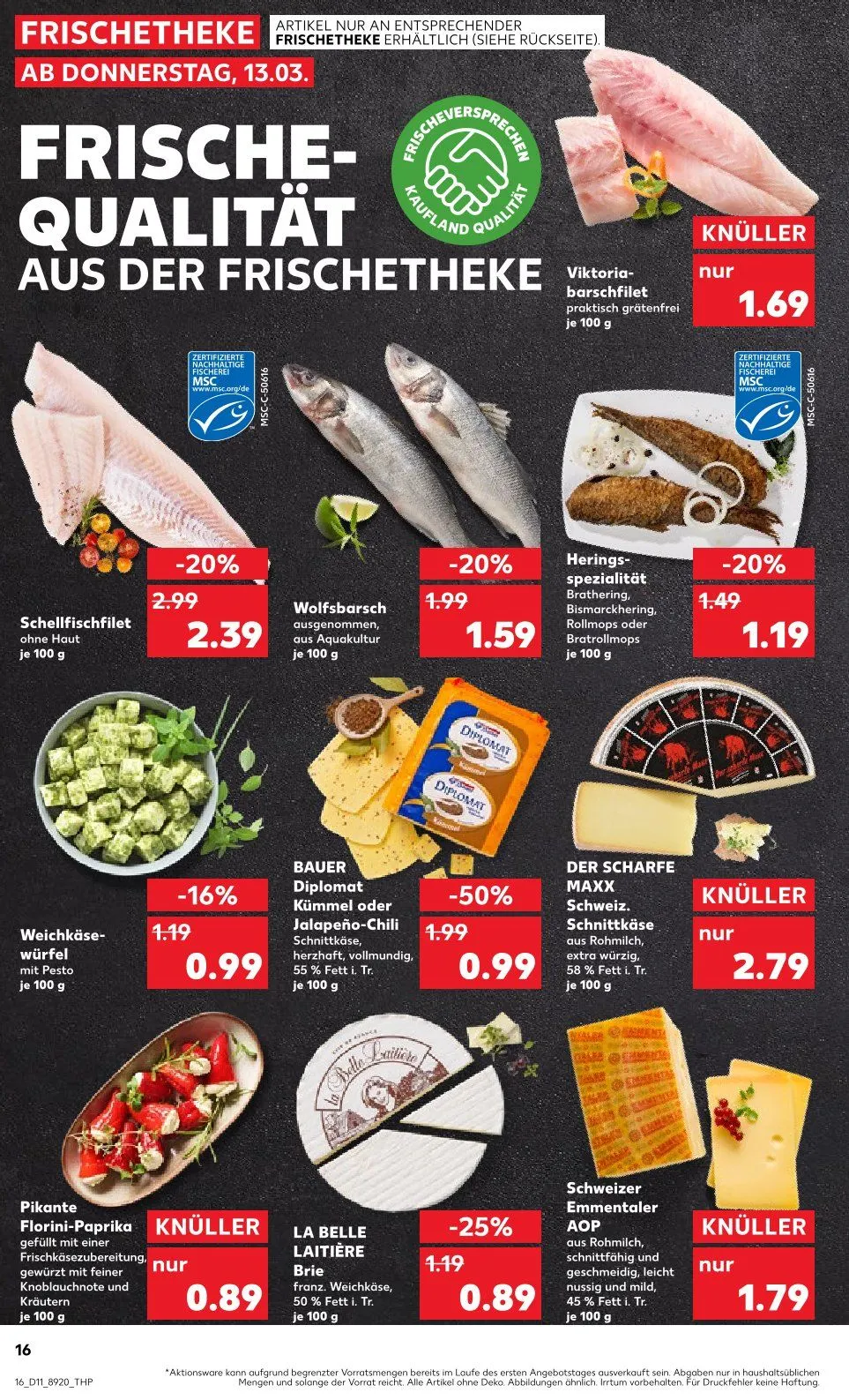 Kaufland Prospekt von 13. März bis 19. März 2025 - Prospekt seite 16