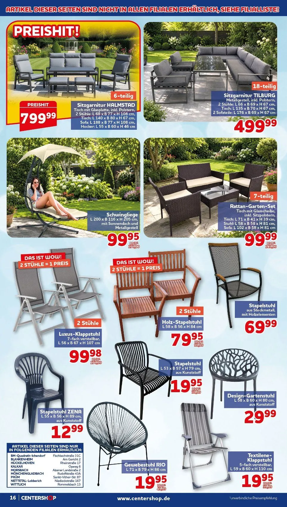 CENTERSHOP Prospekte von 13. Juli bis 18. Juli 2026 - Prospekt seite 16