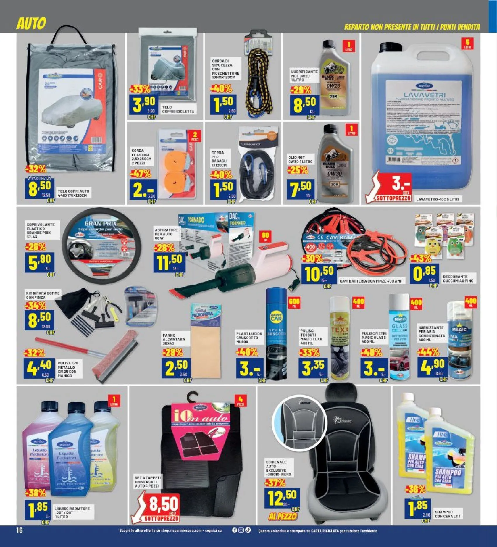  Risparmio Casa Volantino da 1 ottobre a 18 ottobre di 2025 - Pagina del volantino 16