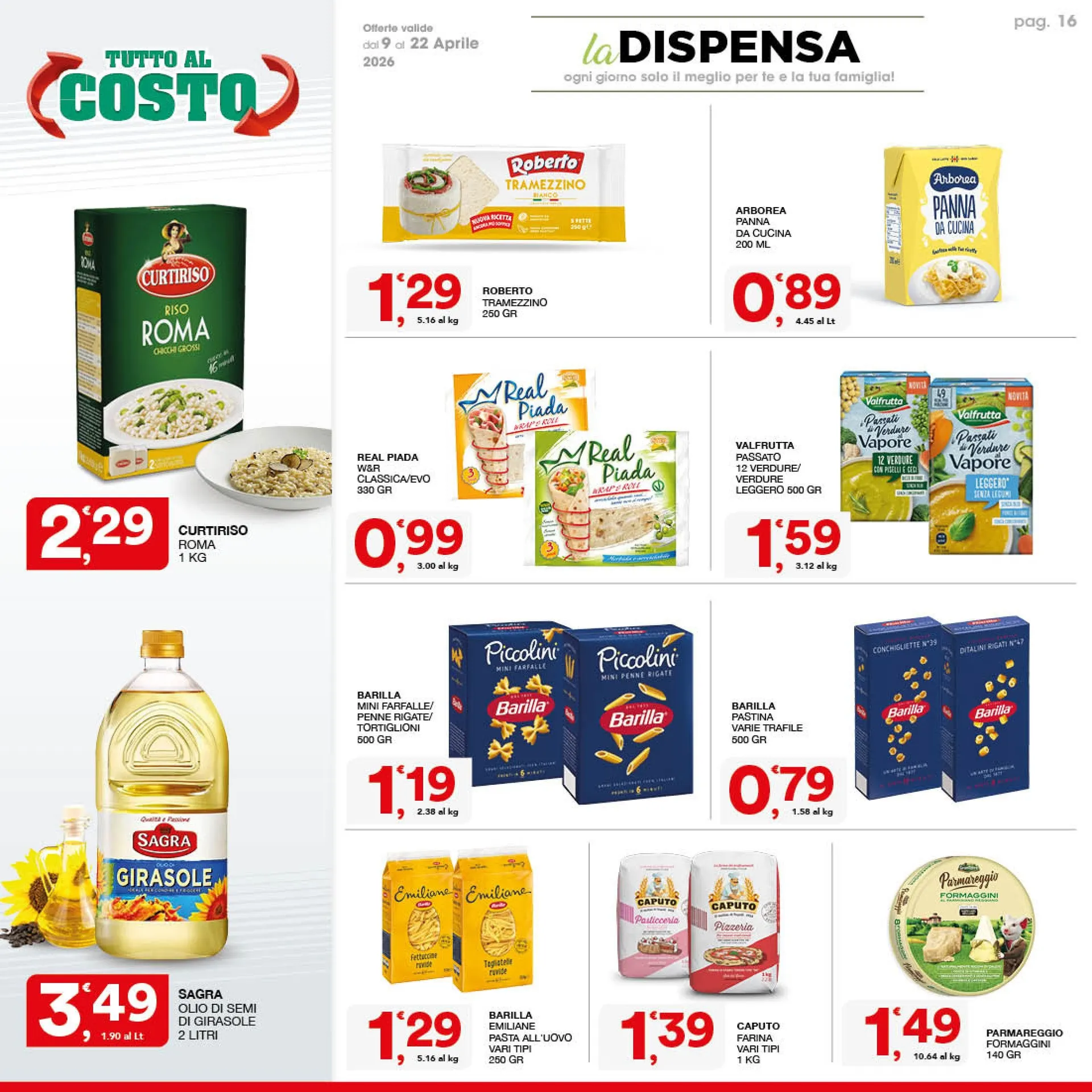 Volantini Sisa da 9 aprile a 22 aprile di 2026 - Pagina del volantino 16
