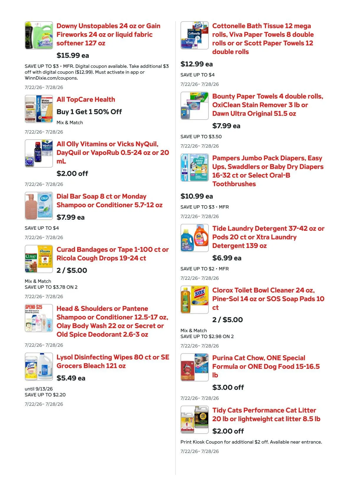 Weekly ad Harveys Supermarket  from July 22 to July 28 2026 - Page 16