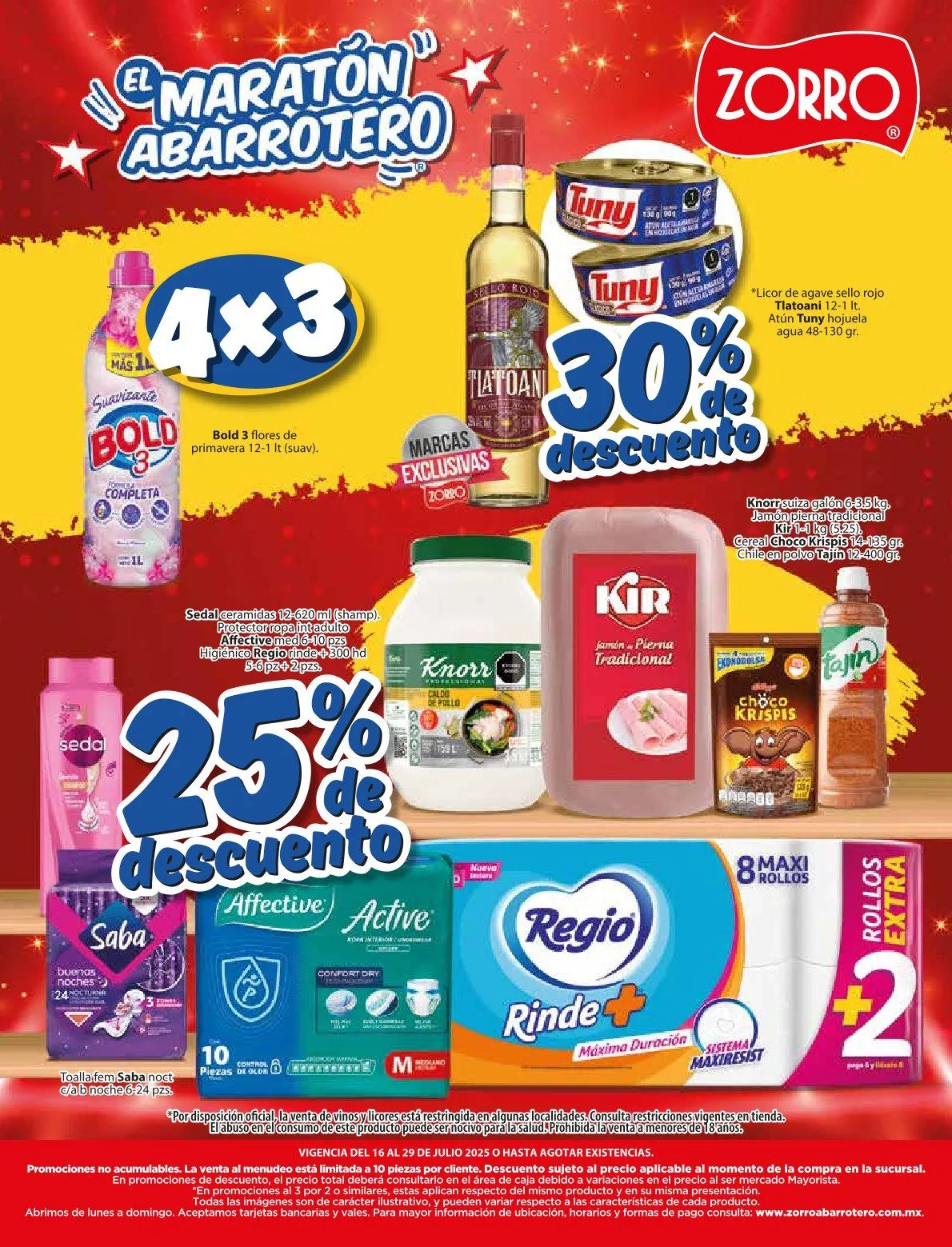 Catálogo de Zorro  Ofertas 17 de julio al 24 de julio 2025 - Pagina 16