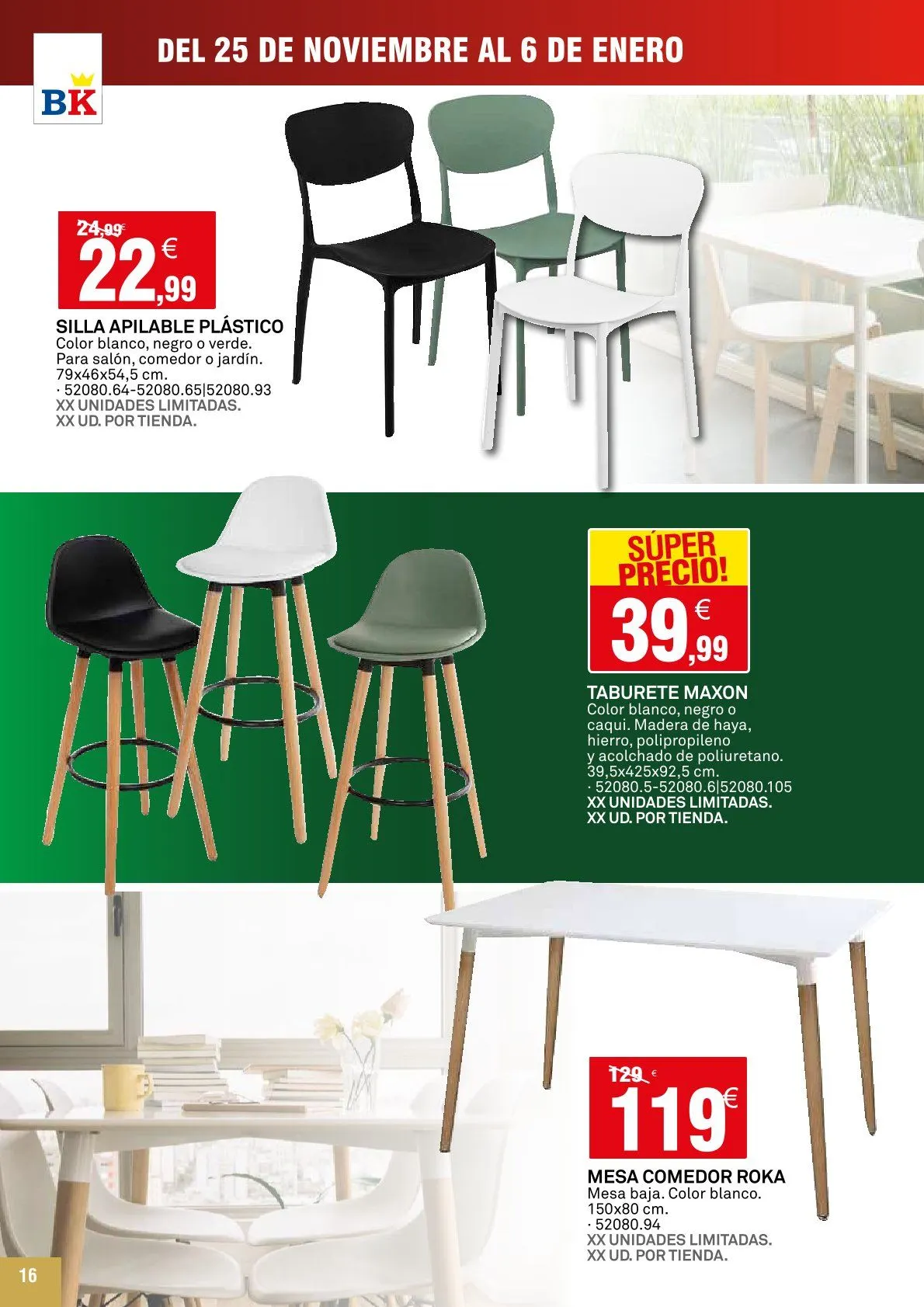 Catálogo de Bricoking Ofertas 25 de noviembre al 6 de enero 2026 - Página 16