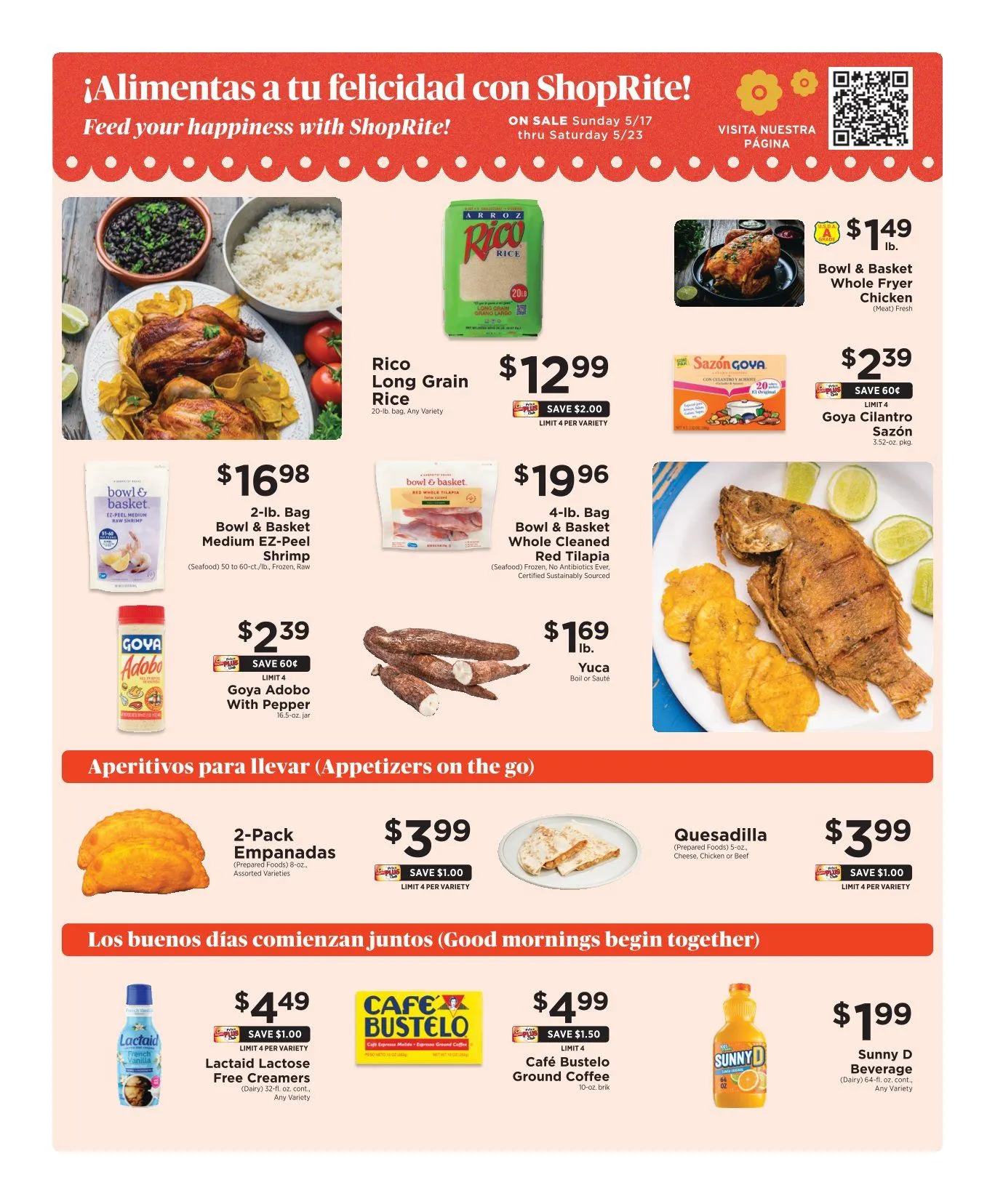 Weekly promotion ShopRite Sales spanning from May 17 to May 23 2026 - Page 16 for Catalogue 365