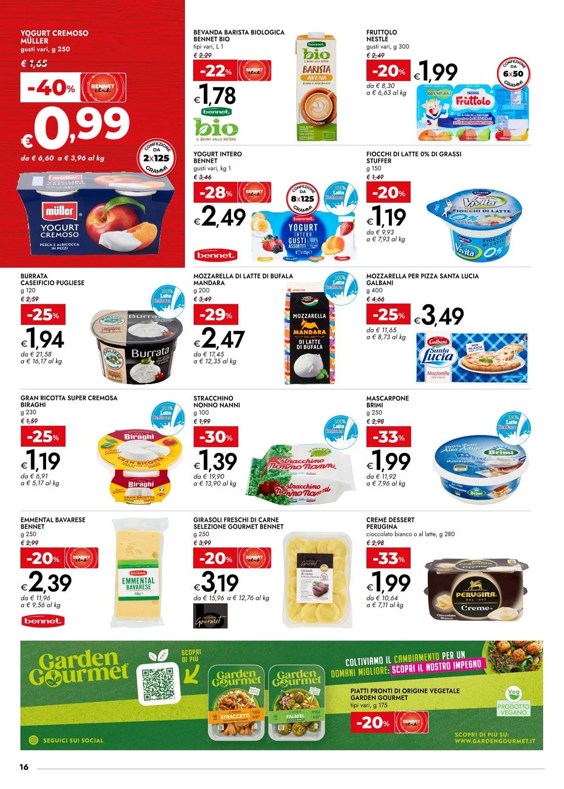  Volantini bennet da 7 aprile a 22 aprile di 2026 - Pagina del volantino 16