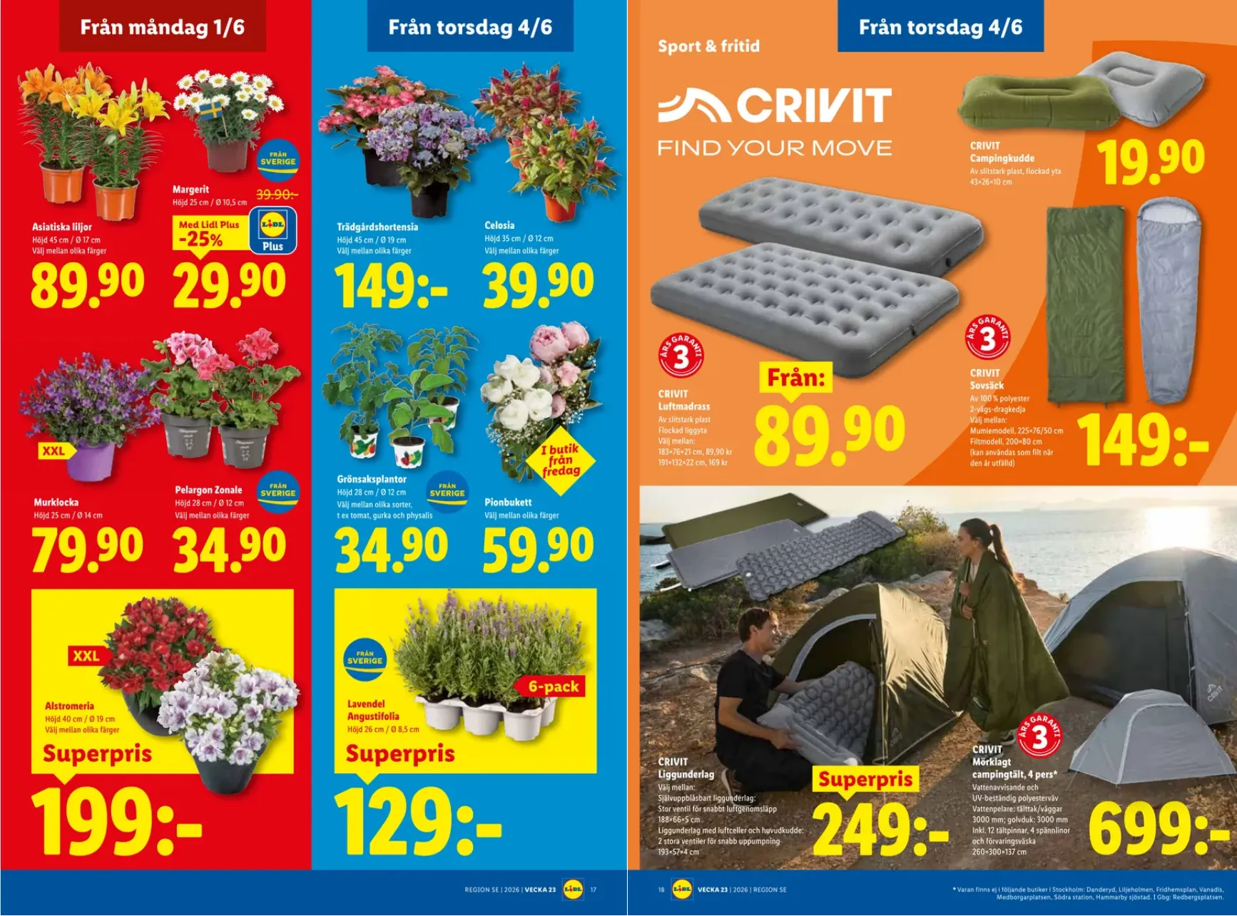 Lidl  från 1 juni till 6 juni 2026 - Reklamblad sidor 16