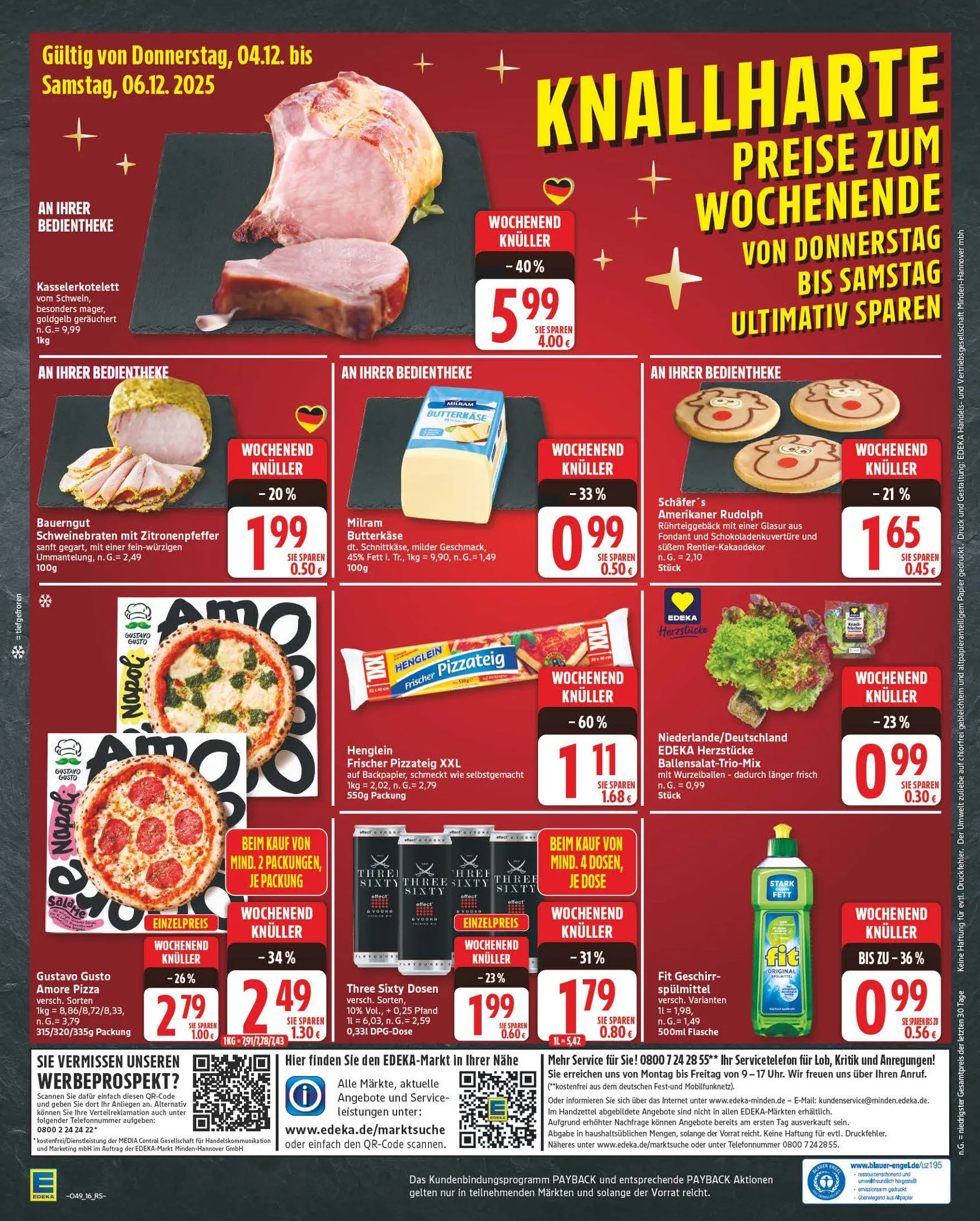 Edeka Sales von 1. Dezember bis 6. Dezember 2025 - Prospekt seite 16