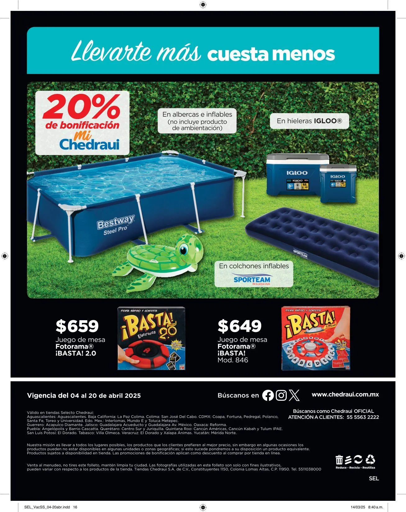 Catálogo de Chedraui Ofertas 8 de abril al 20 de abril 2025 - Pagina 16