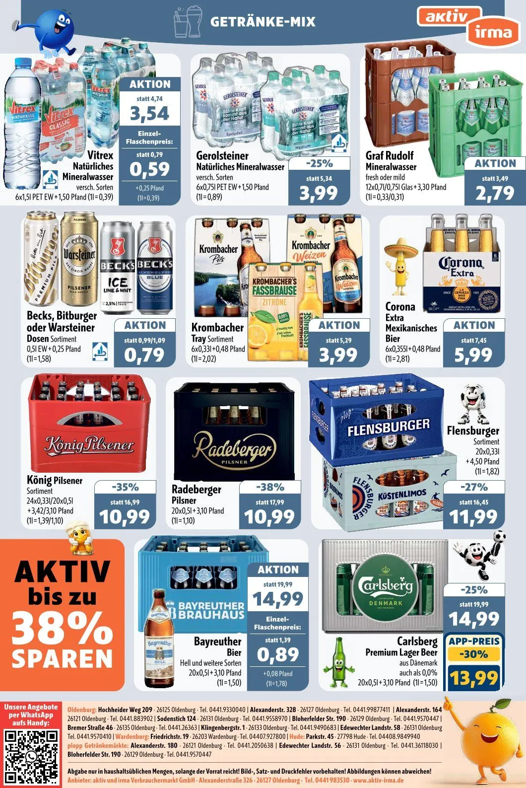 Aktiv Irma Angebote von 6. Juli bis 11. Juli 2026 - Prospekt seite 16