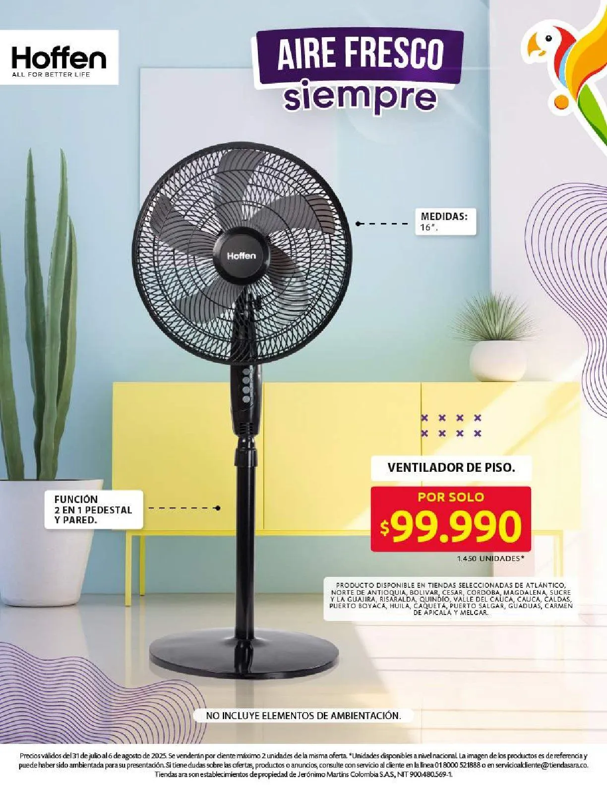 Catalogo de Ara Ofertas Imperdibles 31 de julio al 6 de agosto 2025 - Pag 16