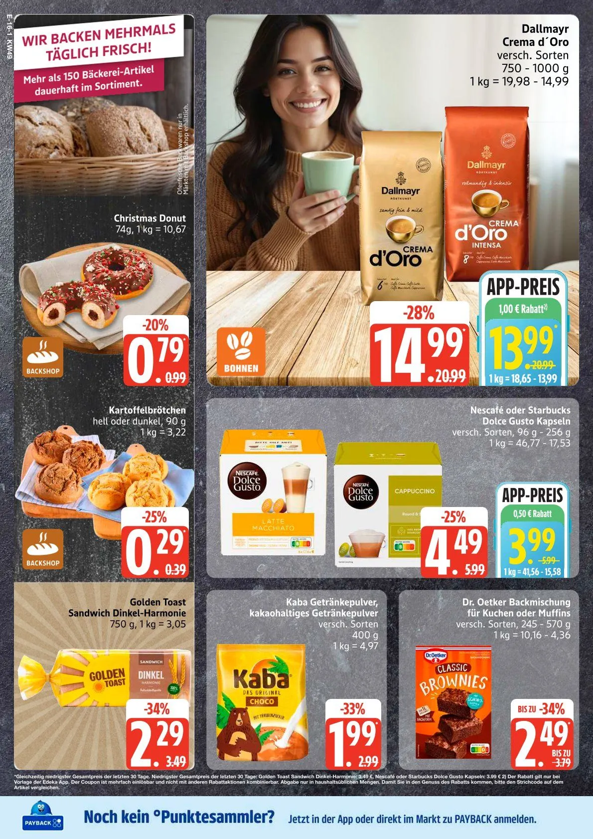 Edeka Angebote von 1. Dezember bis 6. Dezember 2025 - Prospekt seite 16