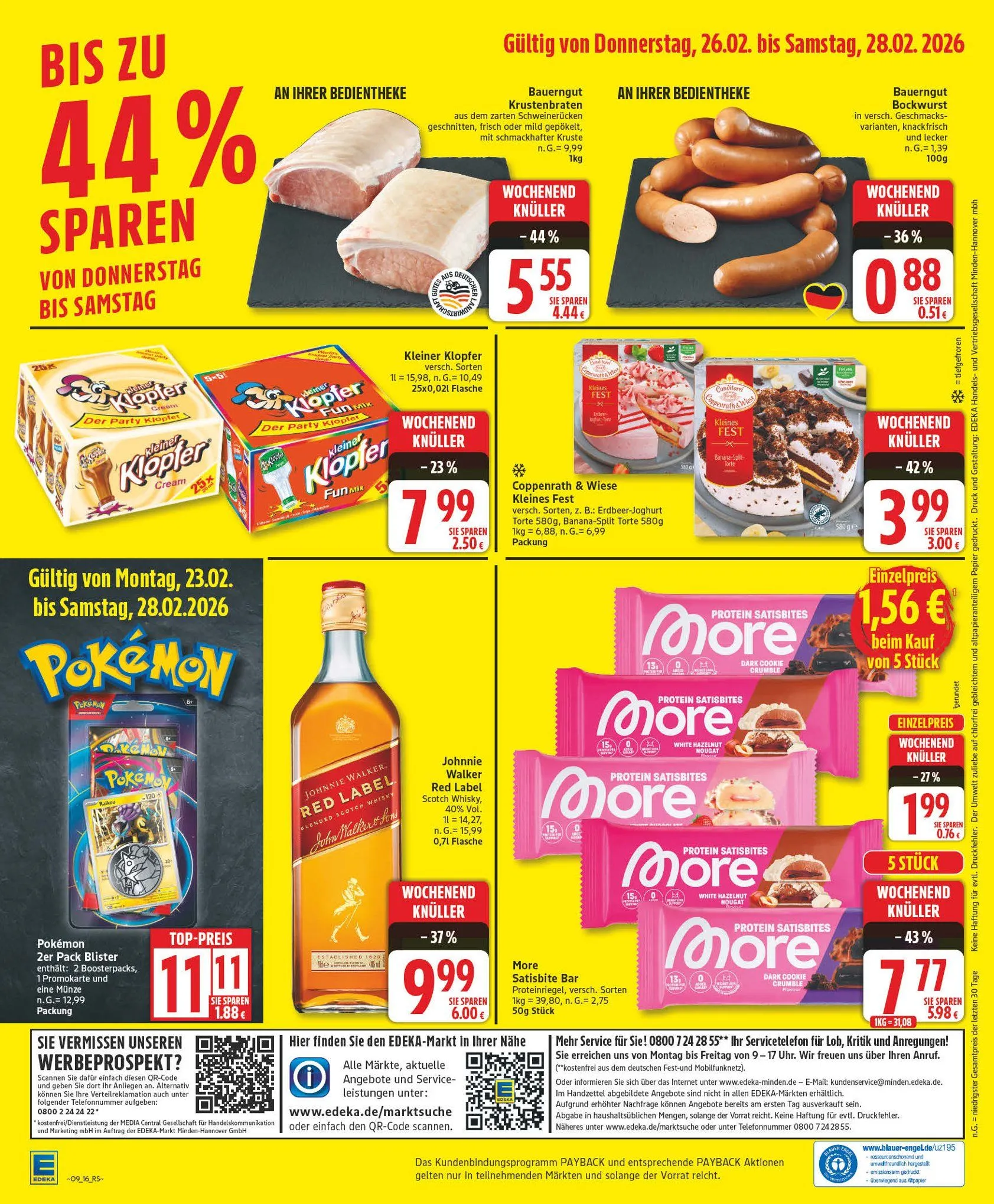 Edeka Angebote von 23. Februar bis 28. Februar 2026 - Prospekt seite 16