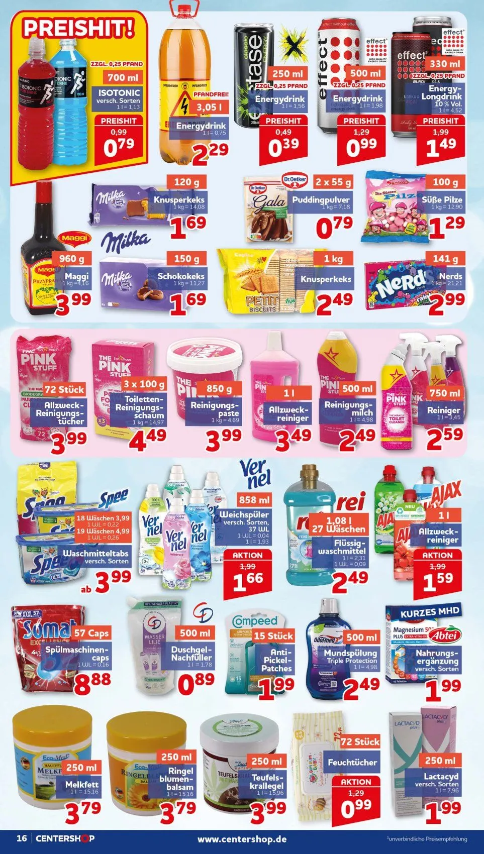 CENTERSHOP Angebote von 27. Juli bis 2. August 2026 - Prospekt seite 16