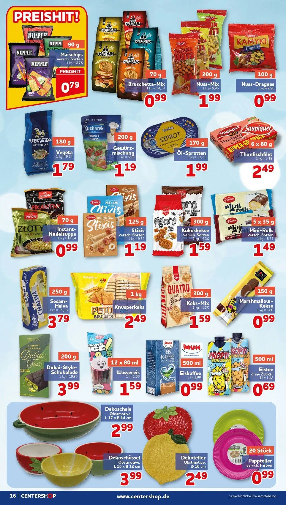CENTERSHOP Angebote von 8. Juni bis 13. Juni 2026 - Prospekt seite 16