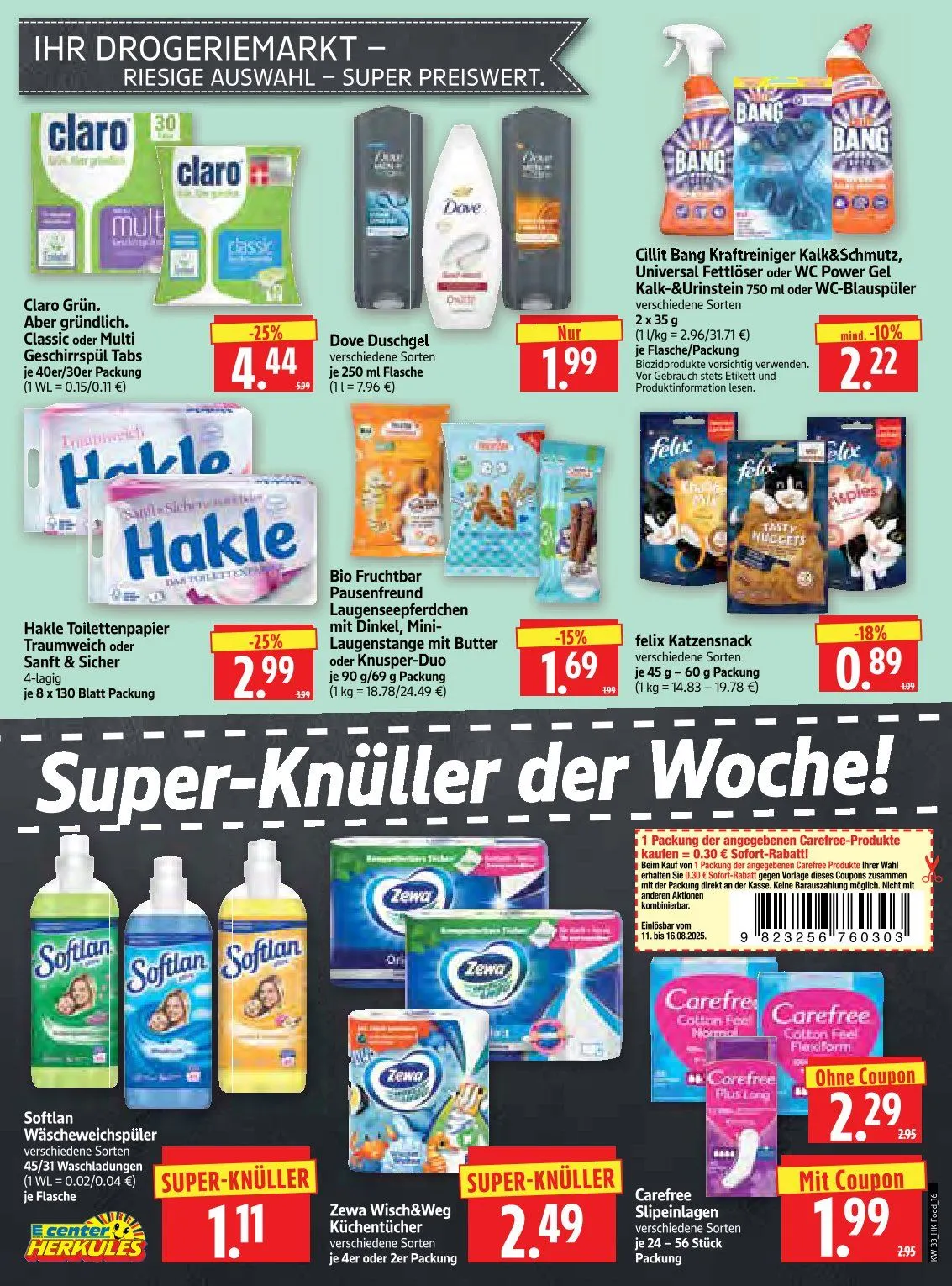 Herkules Baumarkt Angebote von 11. August bis 16. August 2025 - Prospekt seite 16