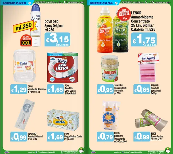 Volantini Primo Prezzo da 5 febbraio a 15 febbraio di 2026 - Pagina del volantino 16