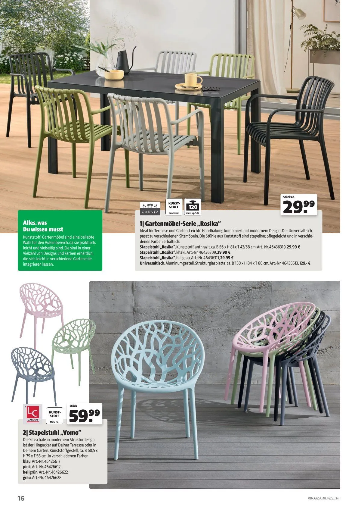 Hagebau Prospekt von 21. Mai bis 31. Dezember 2025 - Prospekt seite 16