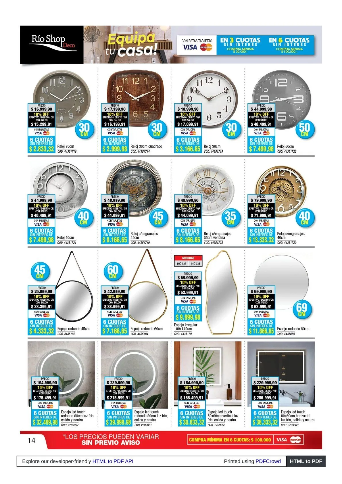 Ofertas de Ofertas Río Shop Deco 30 de marzo al 30 de abril 2026 - Página 14 del catálogo