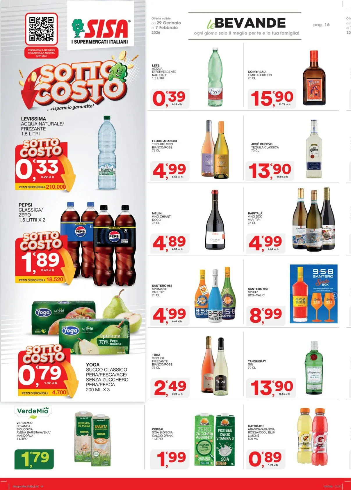 Volantini Sisa da 29 gennaio a 7 febbraio di 2026 - Pagina del volantino 16