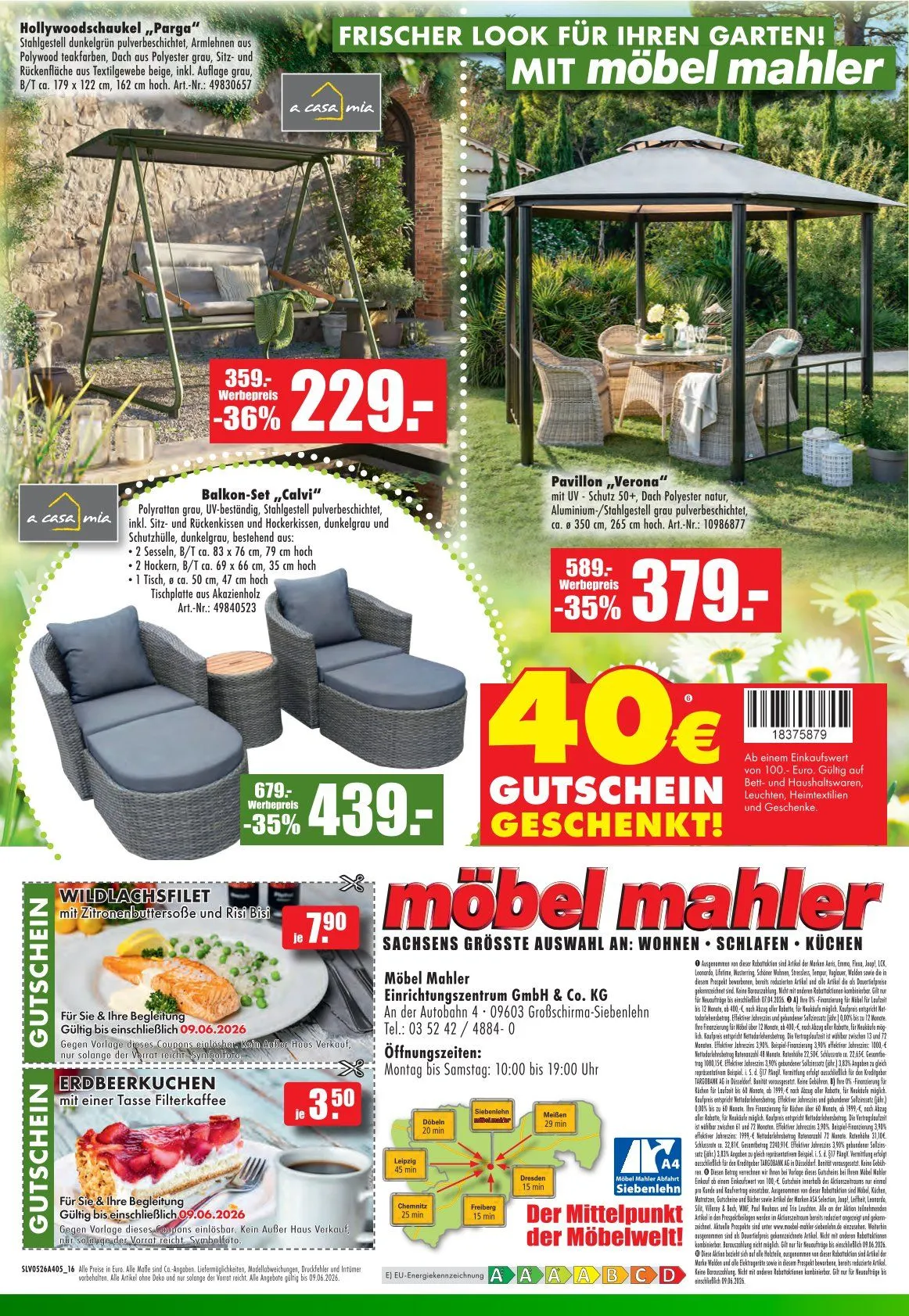 Möbel Mahler von 6. Mai bis 9. Juni 2026 - Prospekt seite 16