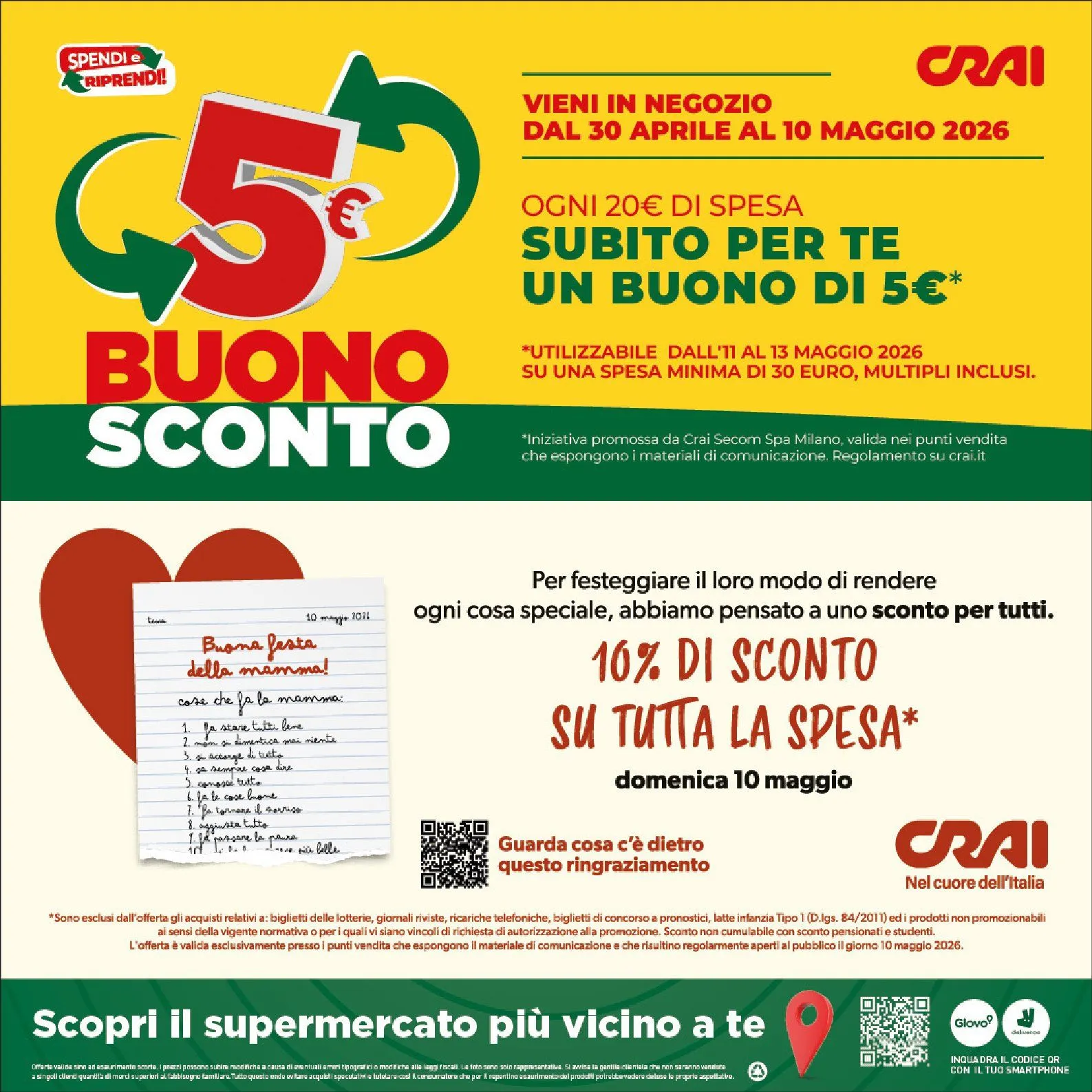 Volantini Crai da 30 aprile a 9 maggio di 2026 - Pagina del volantino 16