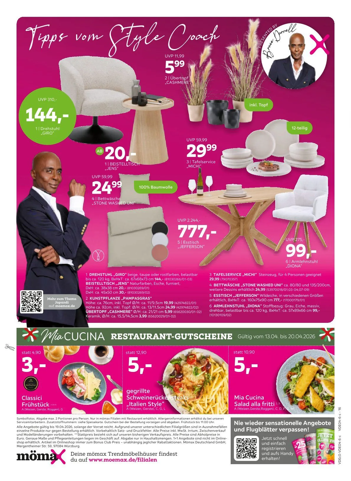 Mömax Angebote von 13. April bis 19. April 2026 - Prospekt seite 16