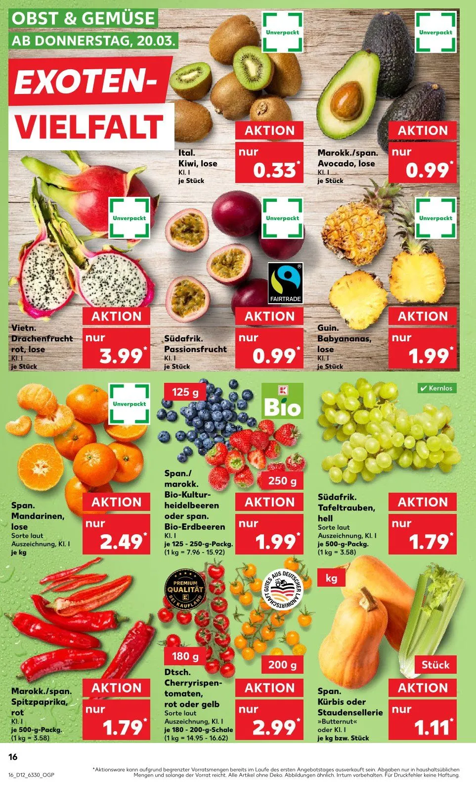 Kaufland Prospekt von 20. März bis 26. März 2025 - Prospekt seite 16