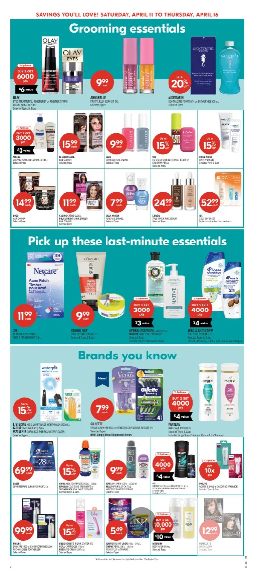Shoppers Drug Mart Sales from April 11 to April 16 2026 - flyer page 16