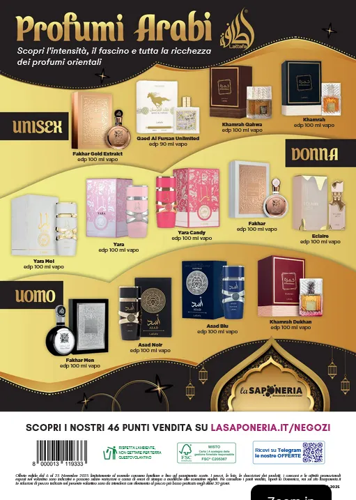 La Saponeria Volantino da 6 novembre a 13 novembre di 2025 - Pagina del volantino 16