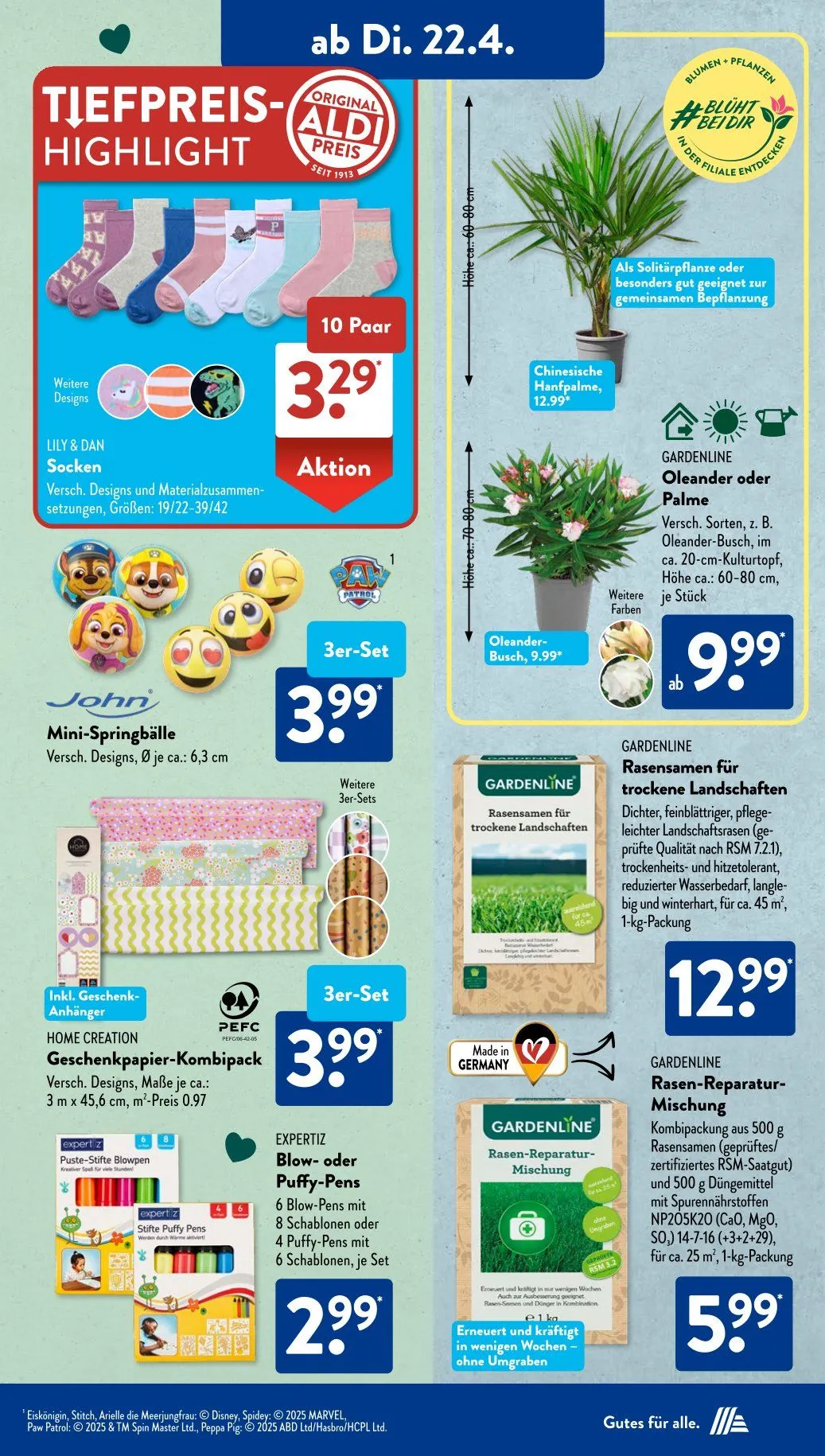 ALDI SÜD Angebote von 22. April bis 26. April 2025 - Prospekt seite 16