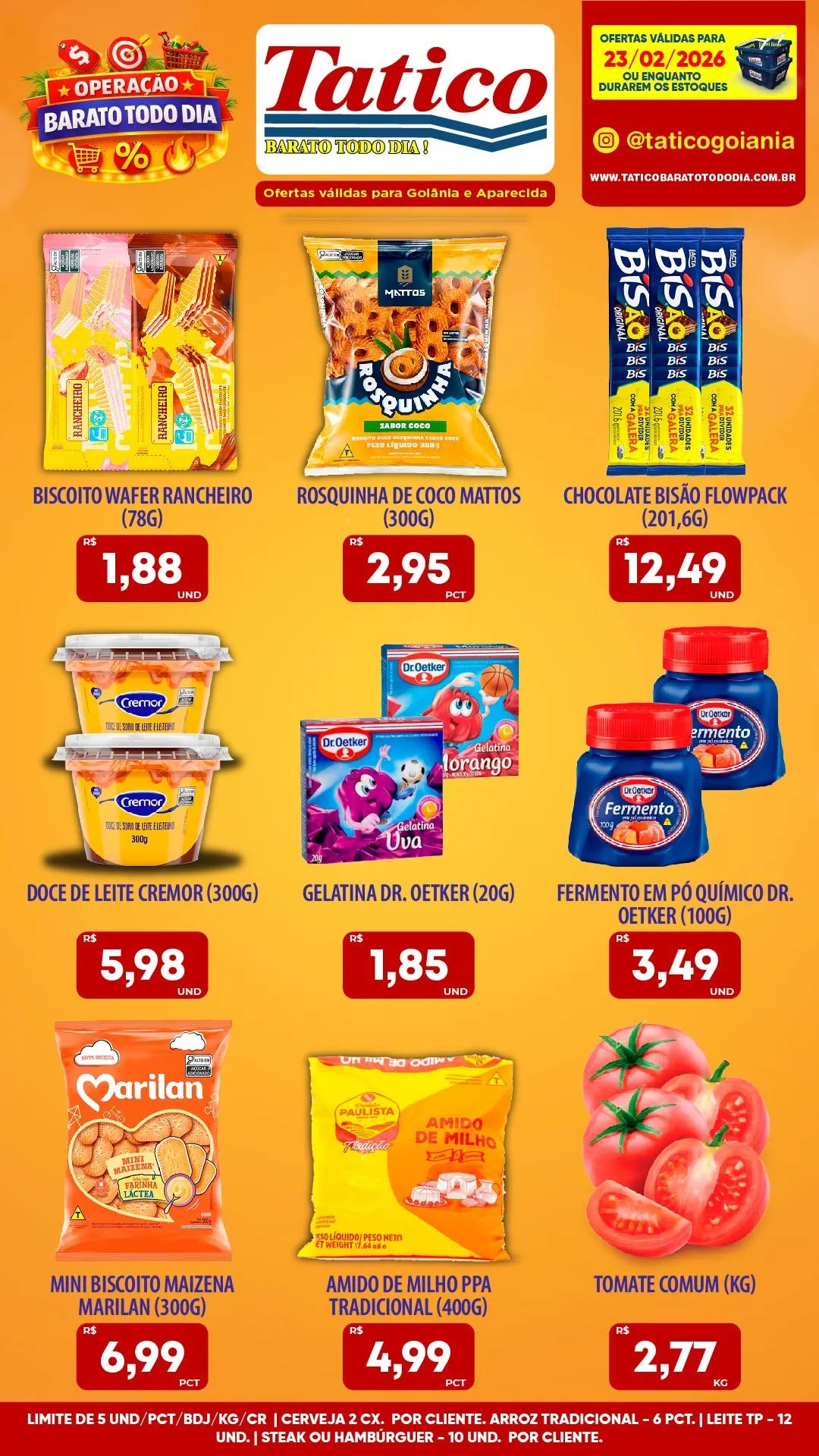 Encarte de Folhetos Tatico 23 de fevereiro até 23 de fevereiro 2026 - Pagina 16