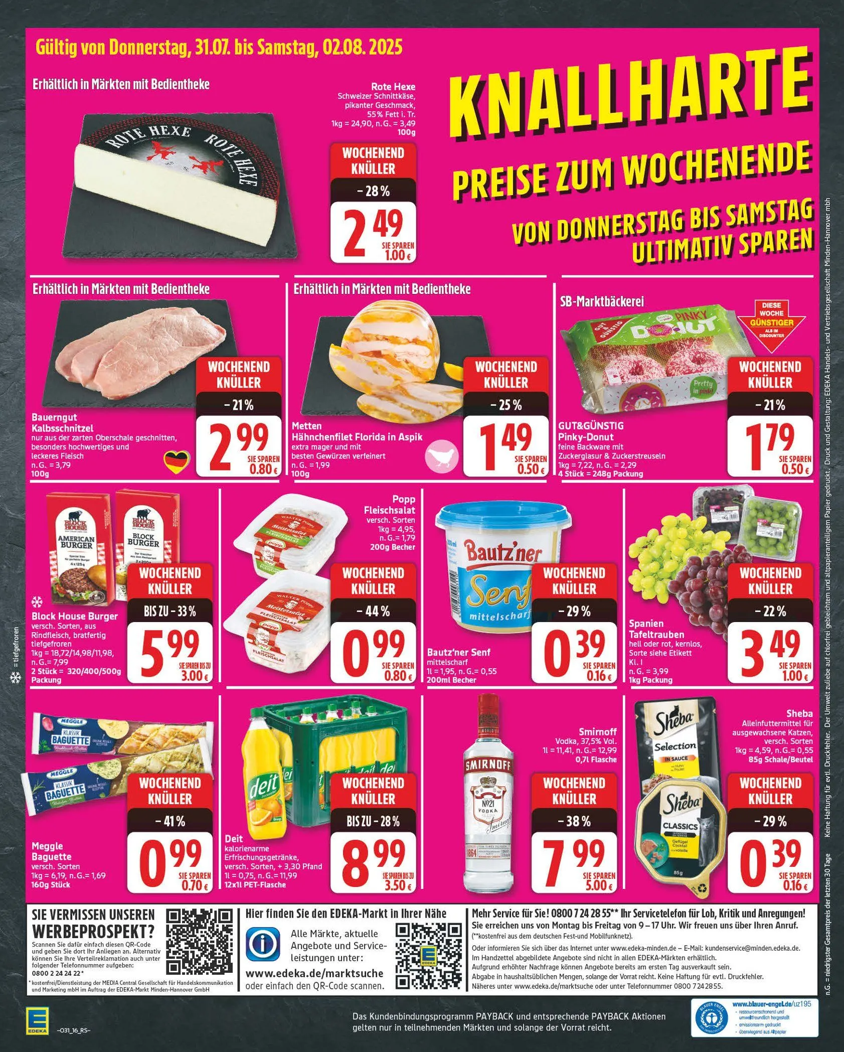 Edeka - Wöchentliche Prospekte von 28. Juli bis 2. August 2025 - Prospekt seite 16