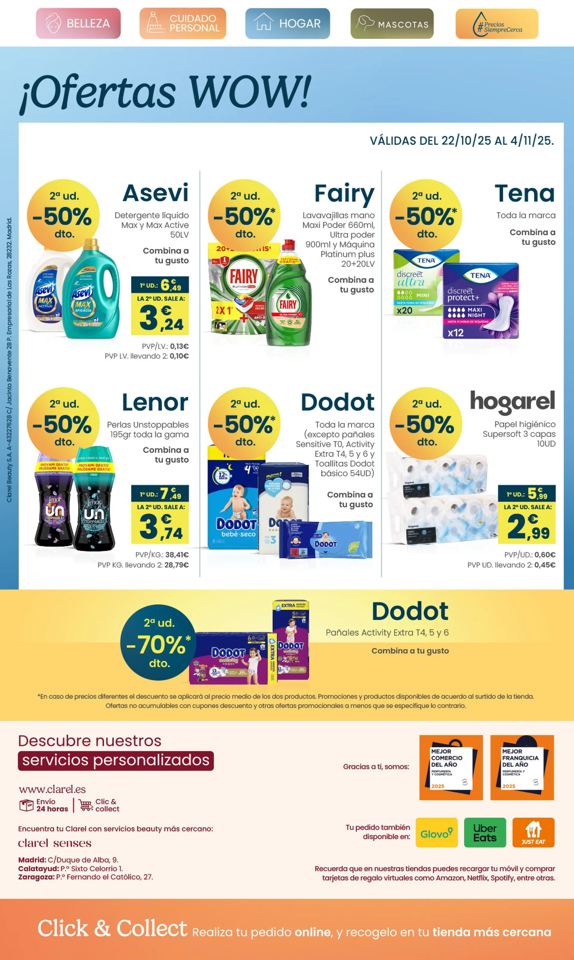 Catálogo de  Conoce las últimas ofertas de Clarel 22 de octubre al 4 de noviembre 2025 - Página 16
