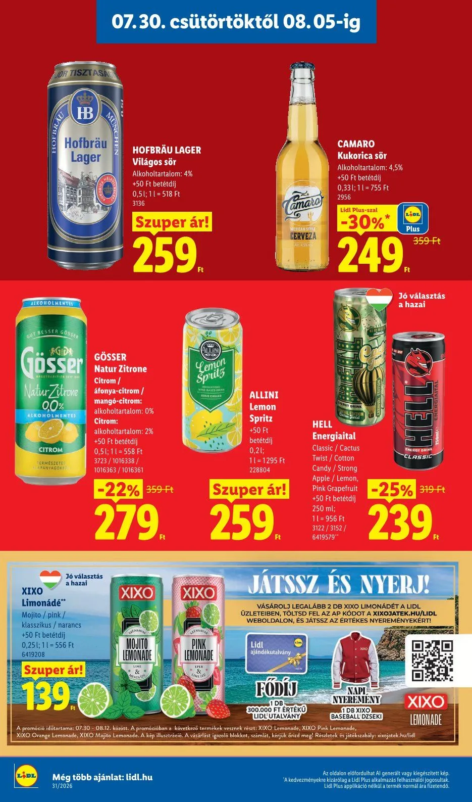 Katalógus Lidl  július 30.-tól augusztus 8.-ig 2026. - Oldal 16