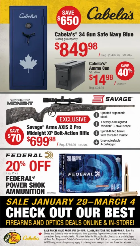 Bass Pro Shops Sales from January 29 to March 4 2026 - flyer page 16