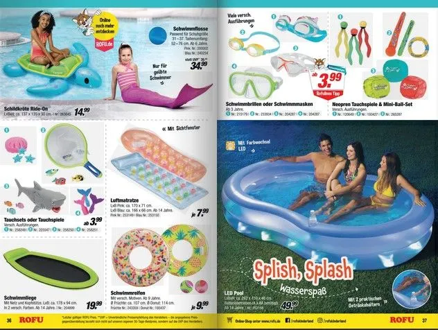 ROFU Kinderland Prospekte von 27. April bis 30. August 2025 - Prospekt seite 15