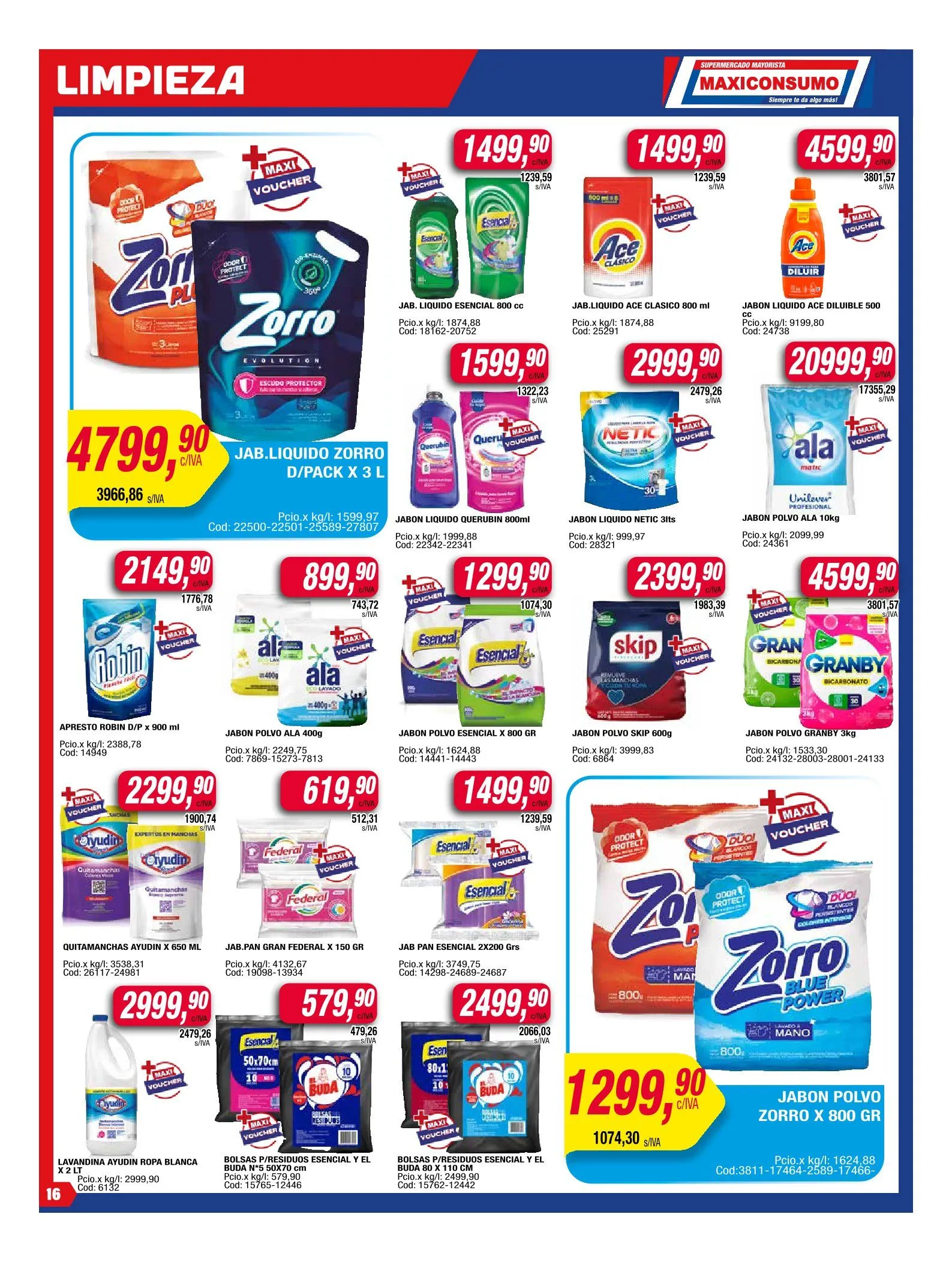 Ofertas de Ofertas Maxiconsumo 16 de junio al 22 de junio 2025 - Página 16 del catálogo