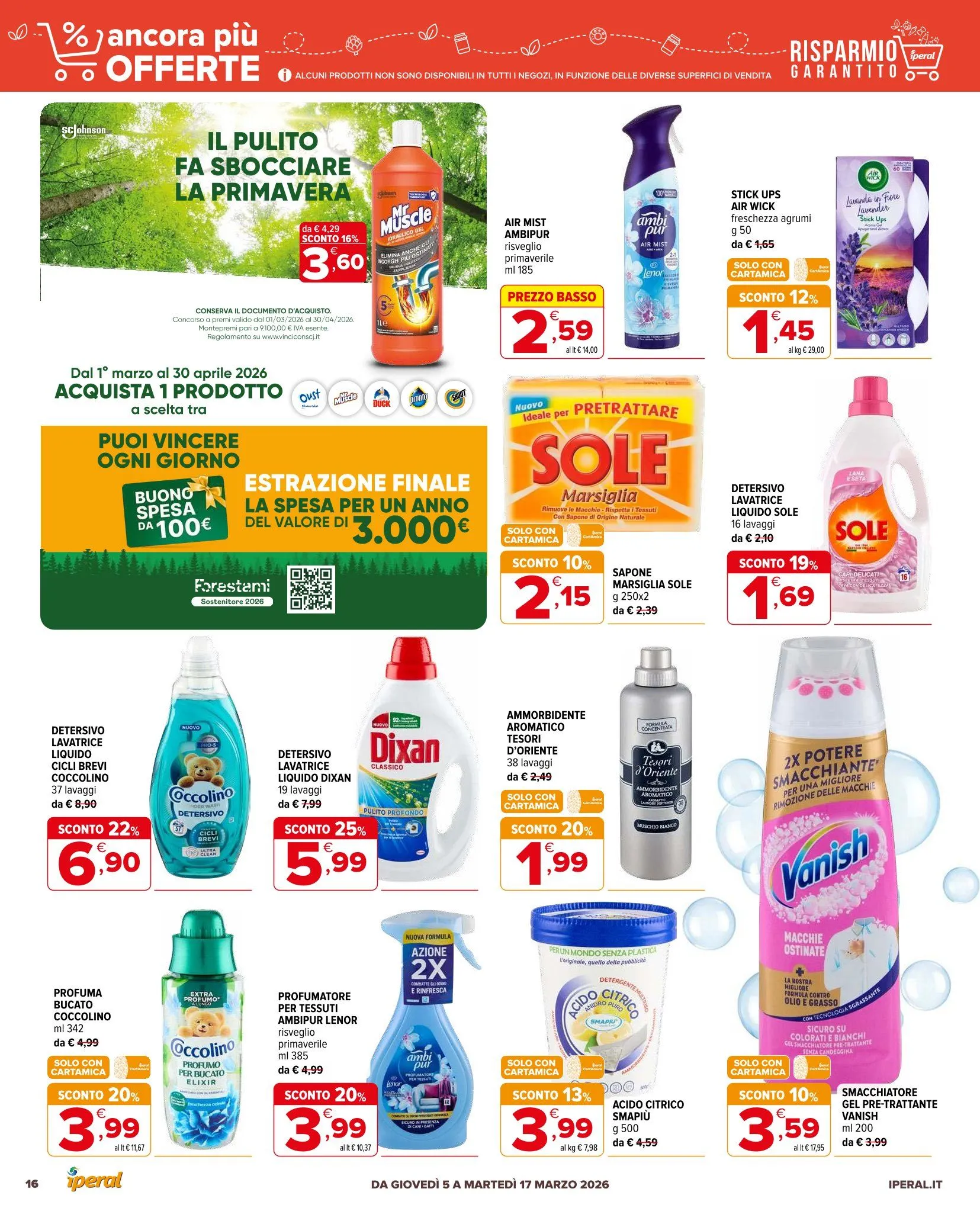  Iperal Volantino da 5 marzo a 17 marzo di 2026 - Pagina del volantino 16