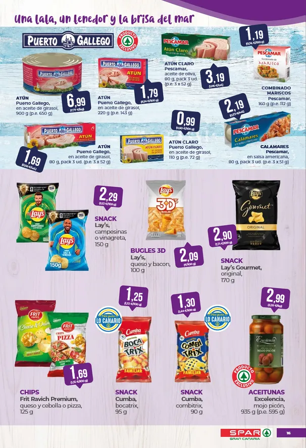 Catálogo de SPAR Gran Canaria Ofertas 24 de julio al 6 de agosto 2026 - Página 16