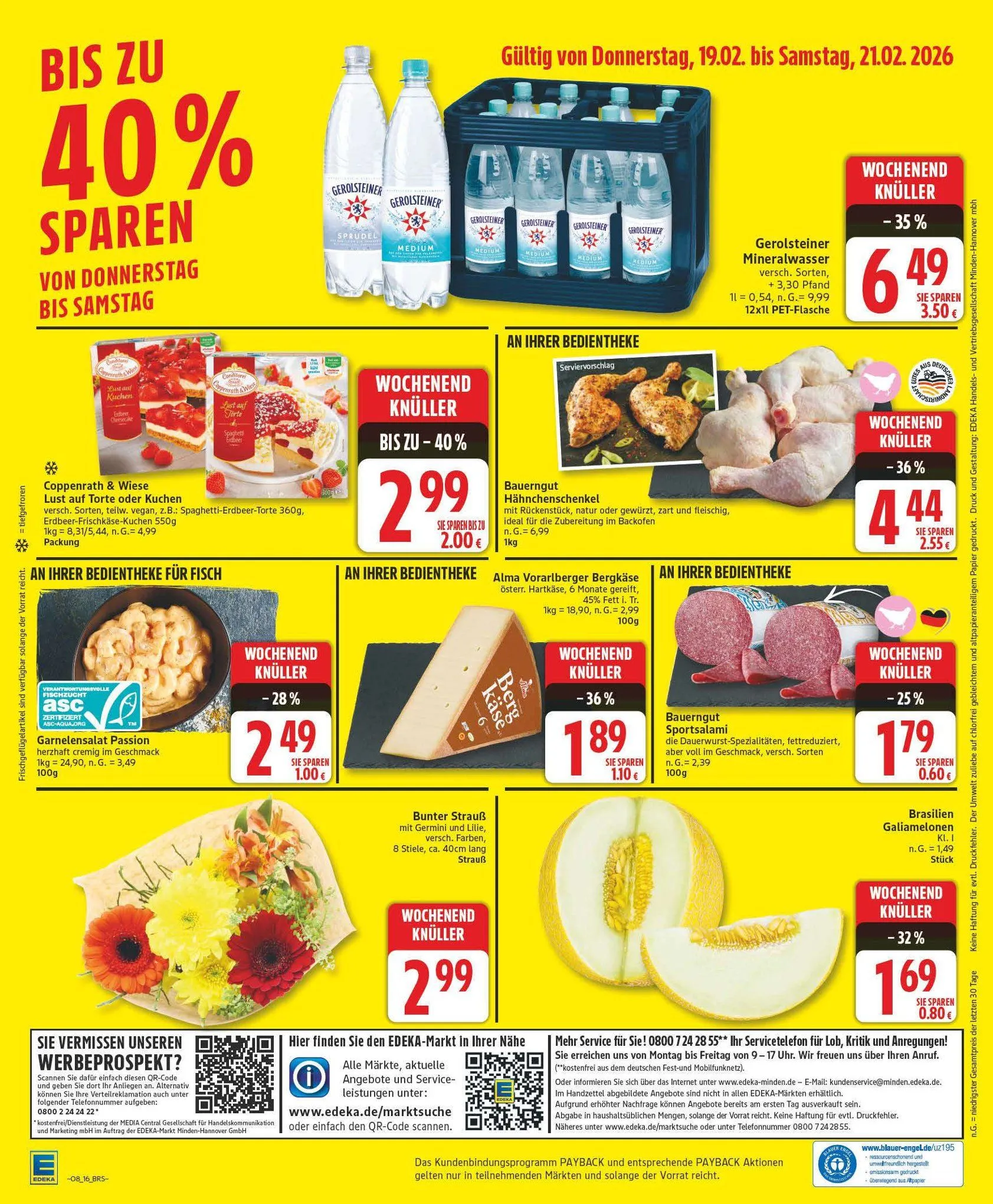 Edeka Angebote von 18. Februar bis 24. Februar 2026 - Prospekt seite 16