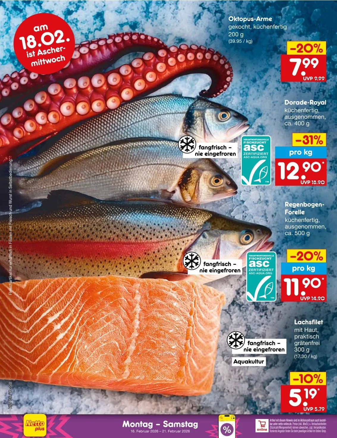 Netto Marken-Discount Angebote von 16. Februar bis 21. Februar 2026 - Prospekt seite 16